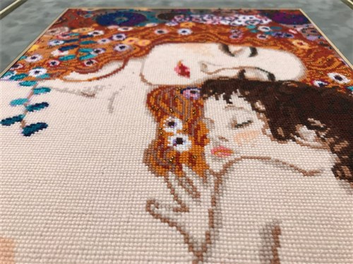 Klimt`s Motherly Love Cross Stitch Kit