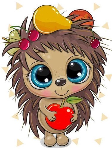 Hedgehog Diamond Painting Kit