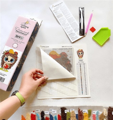 Hedgehog Diamond Painting Kit