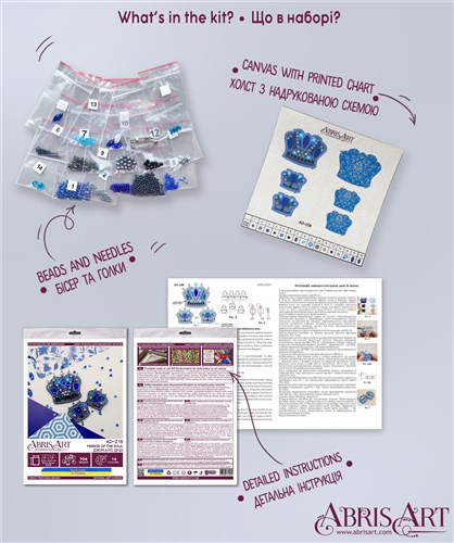 Crown Bead Embroidery Kit