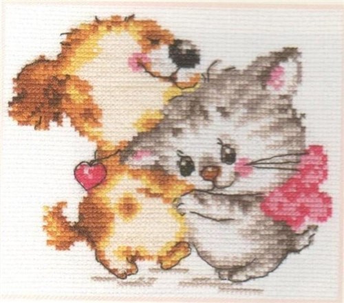 I Adore You! Cross Stitch Kit