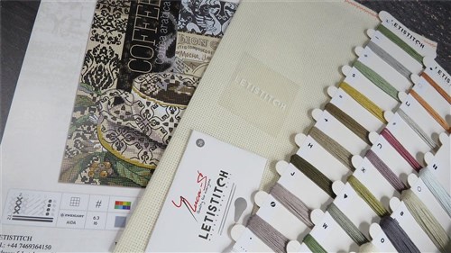 Lion Coffee Cross Stitch Kit