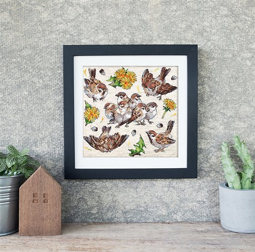 Sparrows Cross Stitch Kit