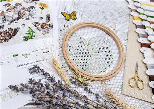 Sparrows Cross Stitch Kit