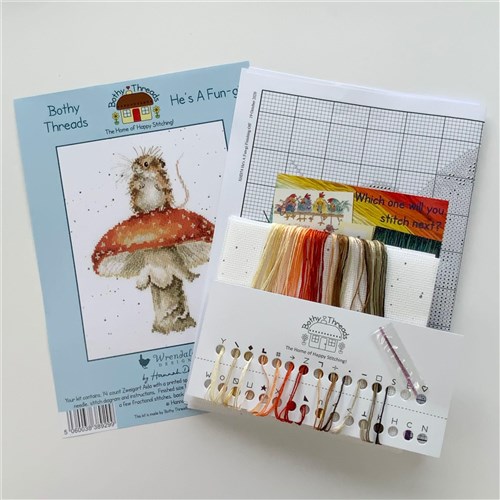 He's A Fun-gi Cross Stitch Kit