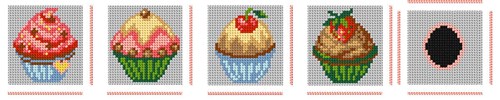 Cupcakes Cross Stitch Kit