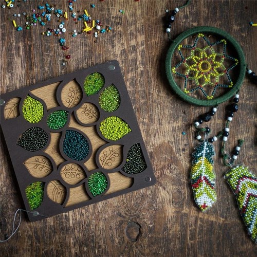 Bead Organizer With Transparent Cover