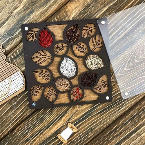 Bead Organizer With Transparent Cover