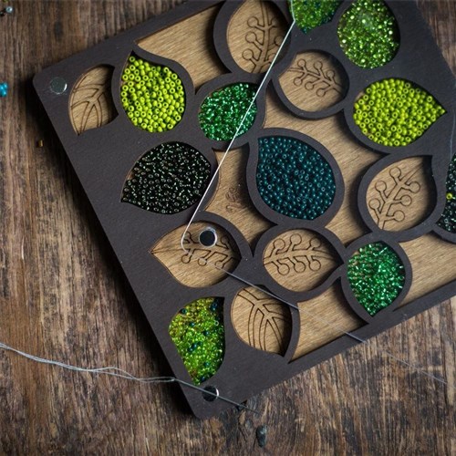 Bead Organizer With Transparent Cover