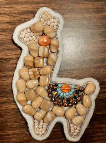 Llama Brooch Beadwork Kit