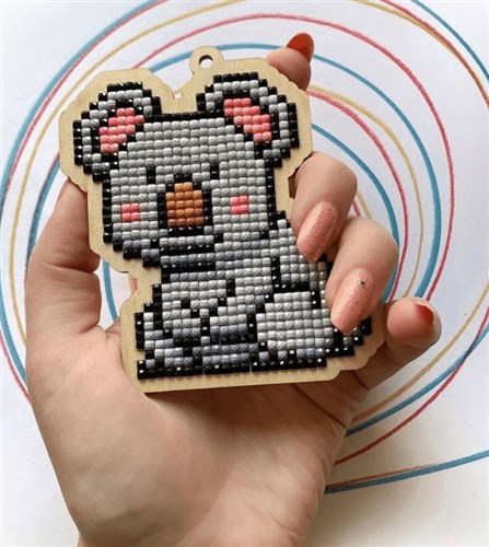 Koala Diamond Painting On Plywood Kit