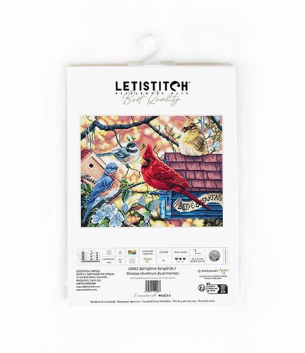 Springtime Songbirds Cross Stitch Kit