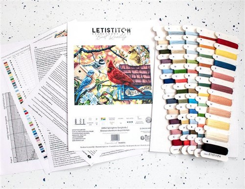 Springtime Songbirds Cross Stitch Kit