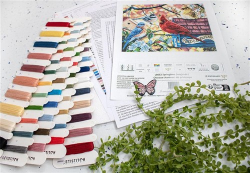 Springtime Songbirds Cross Stitch Kit