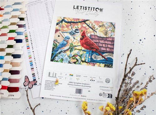 Springtime Songbirds Cross Stitch Kit