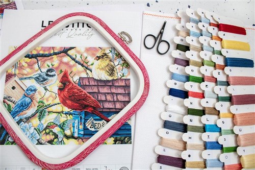 Springtime Songbirds Cross Stitch Kit
