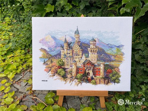 Neuschwanstein Castle Cross Stitch Kit