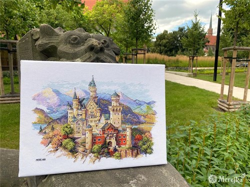 Neuschwanstein Castle Cross Stitch Kit