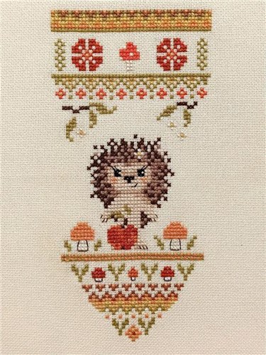 Little Hedgehog Cross Stitch Kit