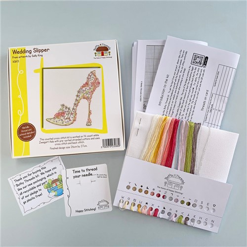 Wedding Slippe Cross Stitch Kit