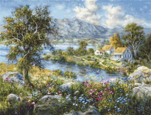 Enchanted Cottage Cross-Stitch Kit
