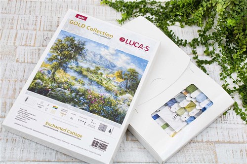 Enchanted Cottage Cross-Stitch Kit