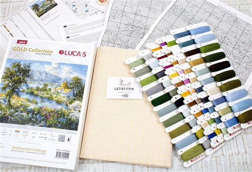 Enchanted Cottage Cross-Stitch Kit