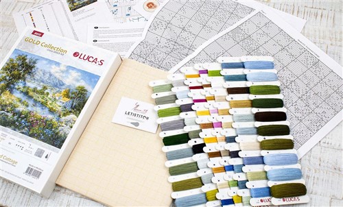 Enchanted Cottage Cross-Stitch Kit