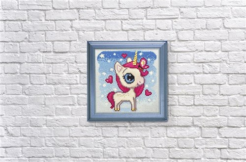 Unicorn In Love Diamond Painting Kit