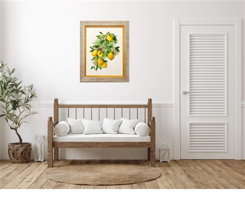 Bright Lemons Cross Stitch Kit