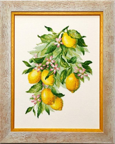 Bright Lemons Cross Stitch Kit