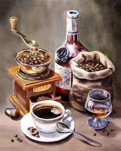 Coffee Time Diamond Painting Kit
