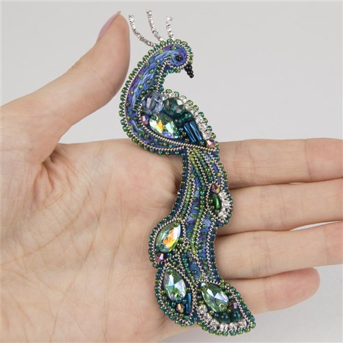 Beadwork Kit The Bird Of Happiness Brooch