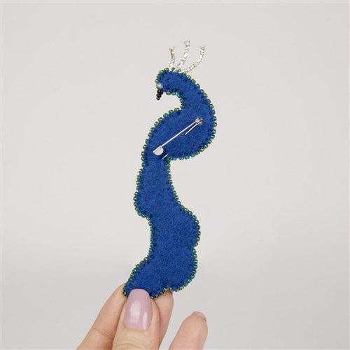 Beadwork Kit The Bird Of Happiness Brooch