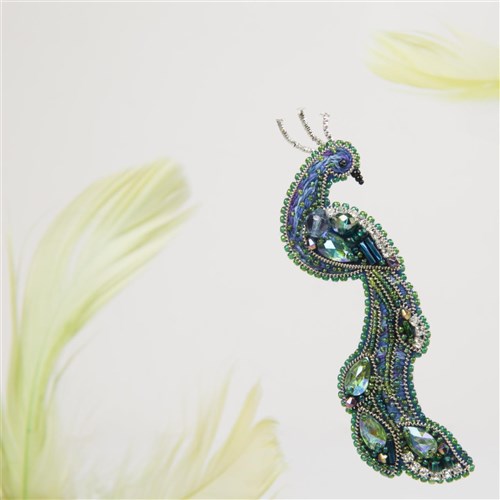 Beadwork Kit The Bird Of Happiness Brooch
