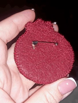 Pomegranate Brooch Beadwork Kit