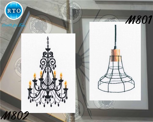 Loft-Styled Lamp Cross Stitch Kit