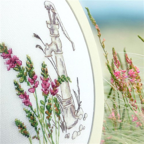 Bloomy Herbs Cross Stitch Kit