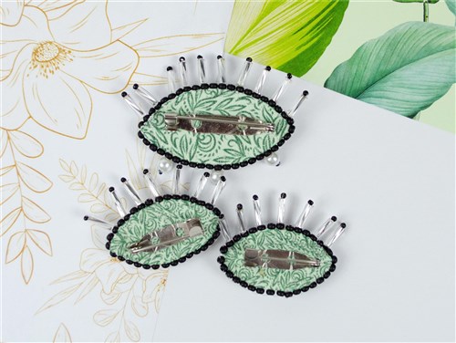 Bead Embroidery Kit  - Emerald Gaze