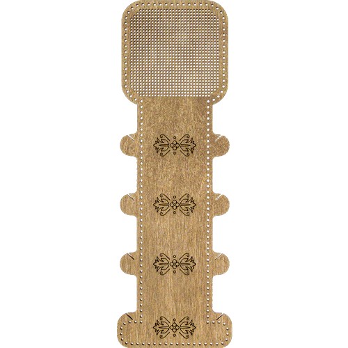 Blanks for embroidery with thread on wood