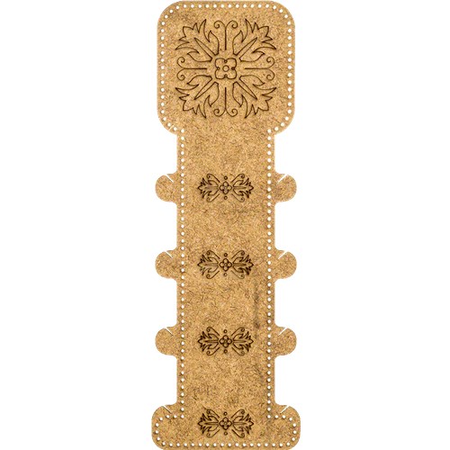 Blanks for embroidery with thread on wood