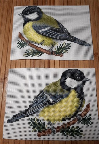 Birds Plastic Plastic Canvas Cross Stitch Kit