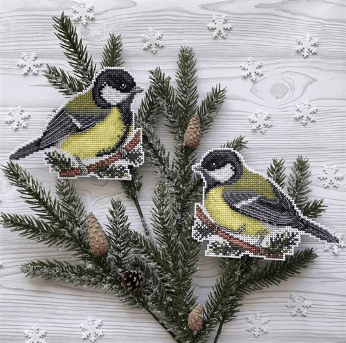 Birds Plastic Plastic Canvas Cross Stitch Kit