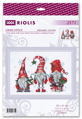 Gnomes Cross Stitch Kit