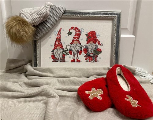 Gnomes Cross Stitch Kit