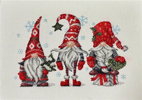 Gnomes Cross Stitch Kit