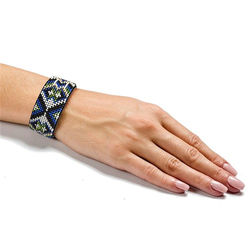 Bead Embroidery Kit On Artificial Leather
