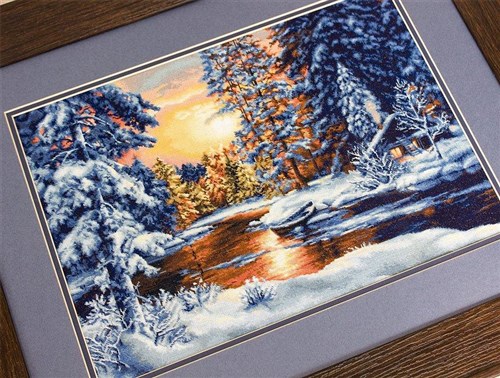 Winter Landscap Cross Stitch Kit