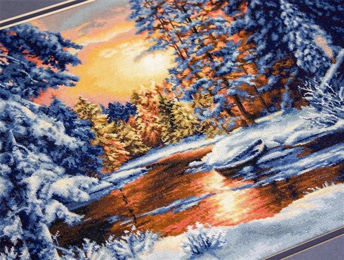 Winter Landscap Cross Stitch Kit