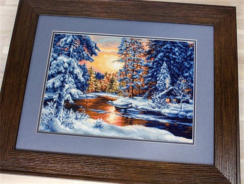 Winter Landscap Cross Stitch Kit